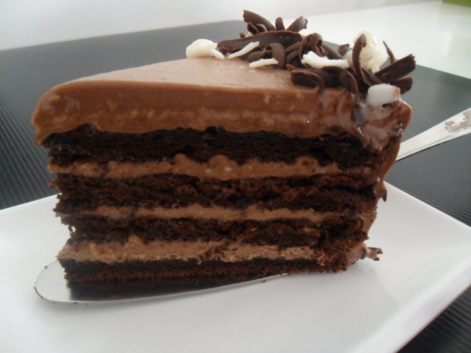 Secantik kek Chocolate  mascarpone