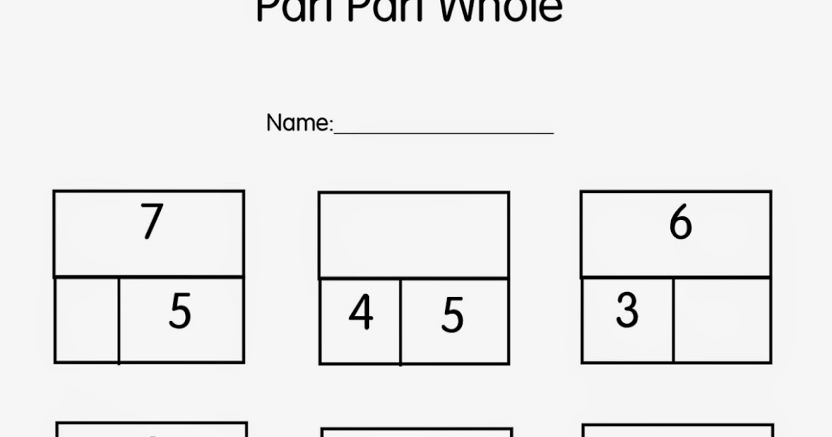 Mrs T S First Grade Cl Part Whole Practice Part Whole Practice
