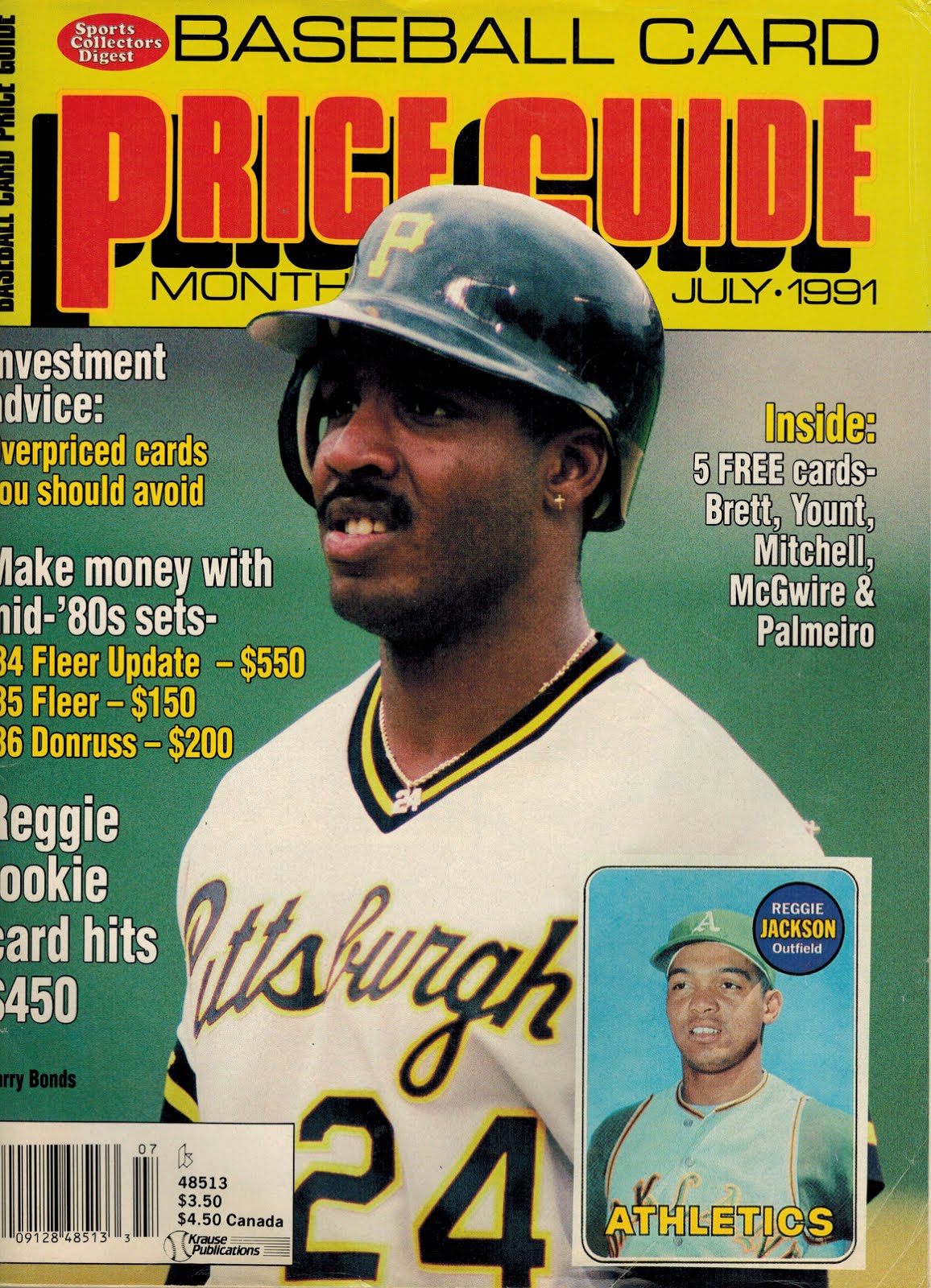 From A 1980s Baseball Card Collector July 1991 Baseball Card Price from-a-1980s-baseball-card-collector-july-1991-baseball-card-price