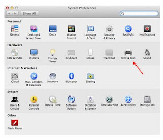 Click Print and Scan.
