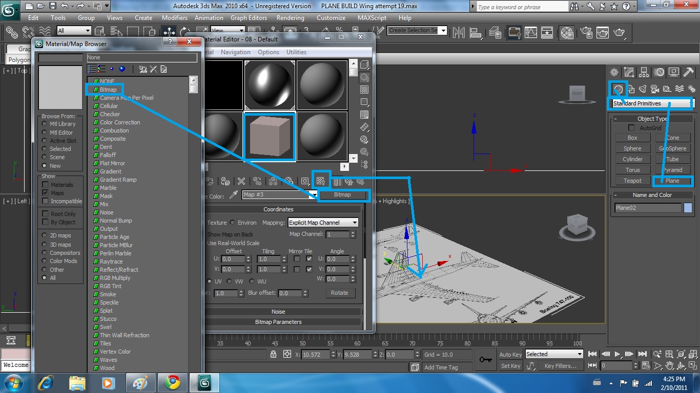 3D Studio max BLOG: Aircraft Build - Research + Planning - Skyfleet S570