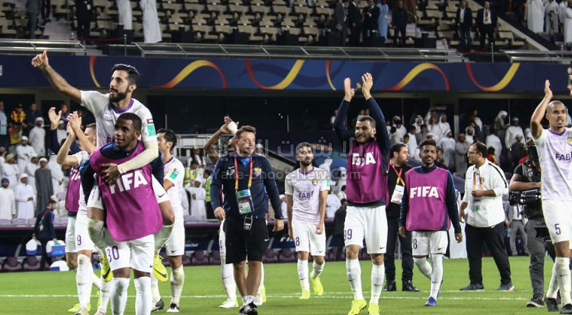 العين يحقق الانتصار على نادي الوحدة في دوري الخليج العربي الاماراتي