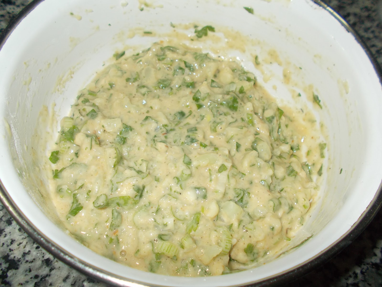 My Kitchen Palestinian Cauliflower Fritters "Mshat"