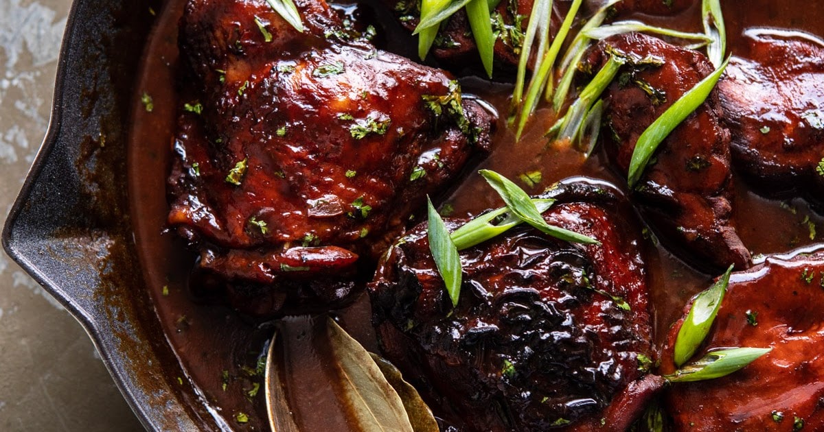 ONE SKILLET FILIPINO COCONUT ADOBO CHICKEN Enjoyed Life