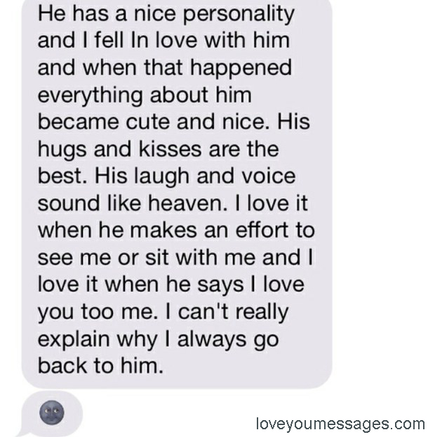 Romantic paragraphs for him