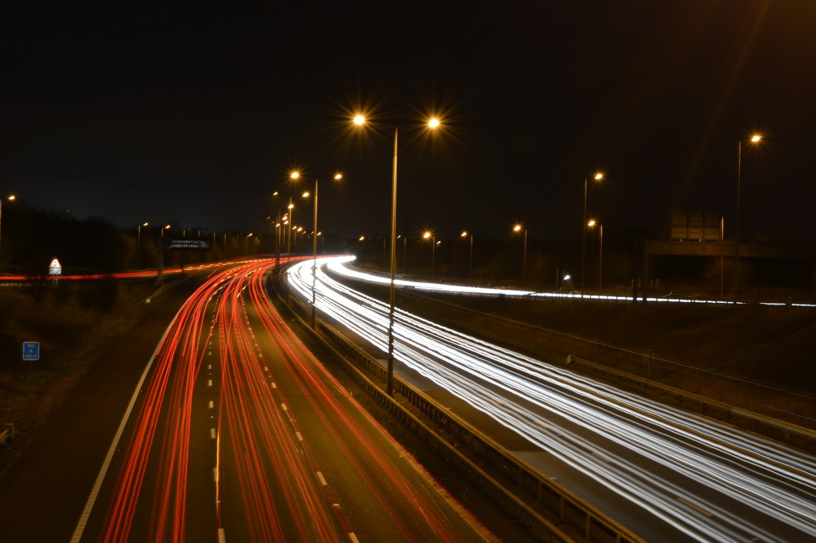 Motorway Night Photography