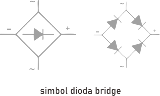 simbol Dioda bridge