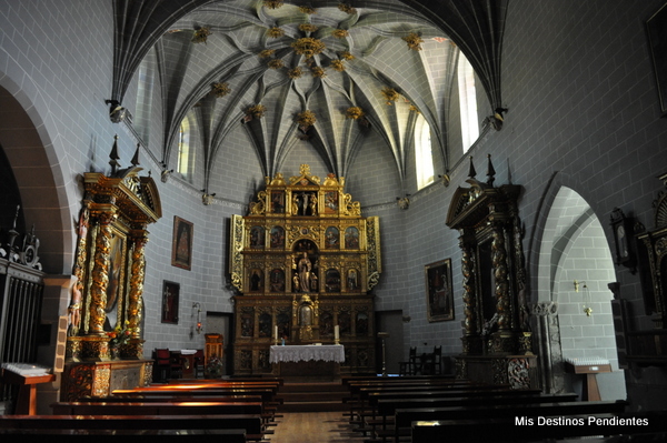 Interior de la Iglesia de la Asunción (Sallent de Gállego, Huesca)