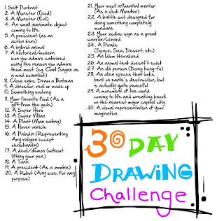 art and stuff: Another Drawing Challenge