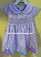 HT Purple Smocking Dress