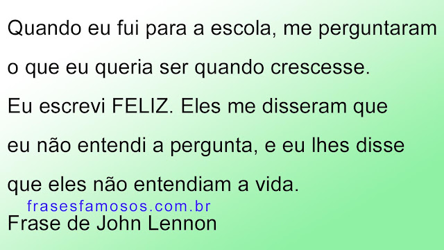 Frase de John Lennon