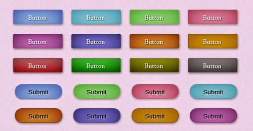 36 Free PSD Simple Web Buttons