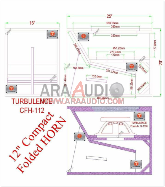 skema box rcf 12 inch