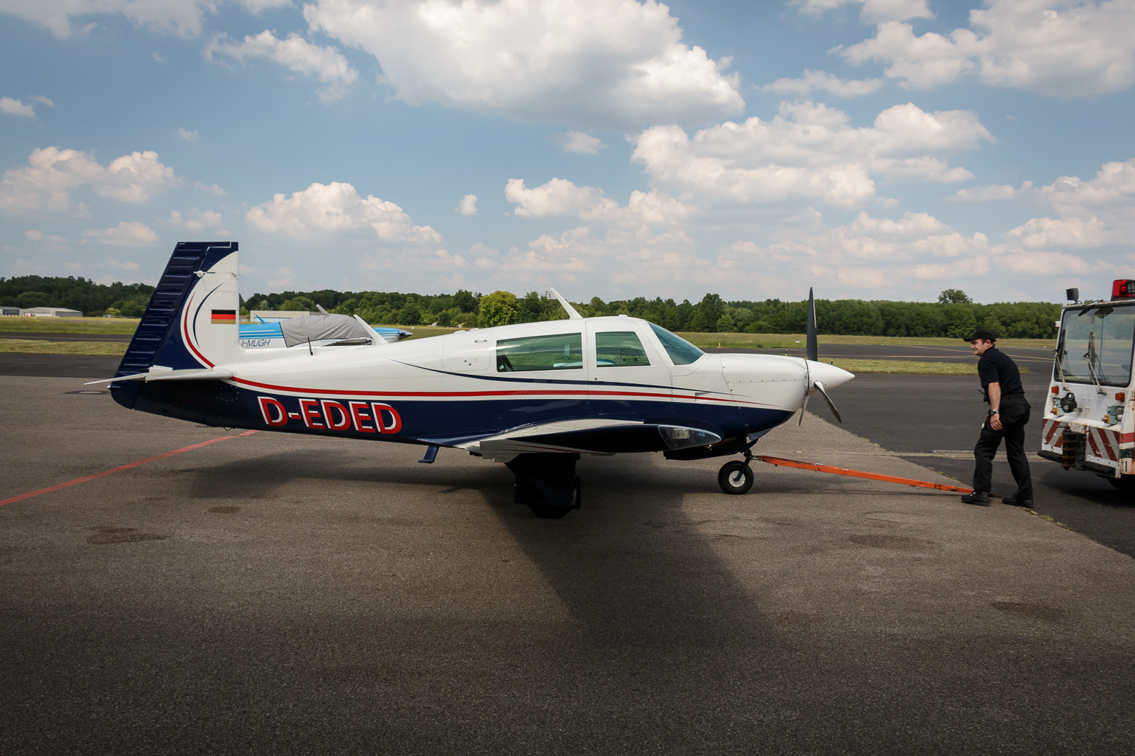 A mile of runway will take you anywhere. A little Deutschland flying in a Mooney