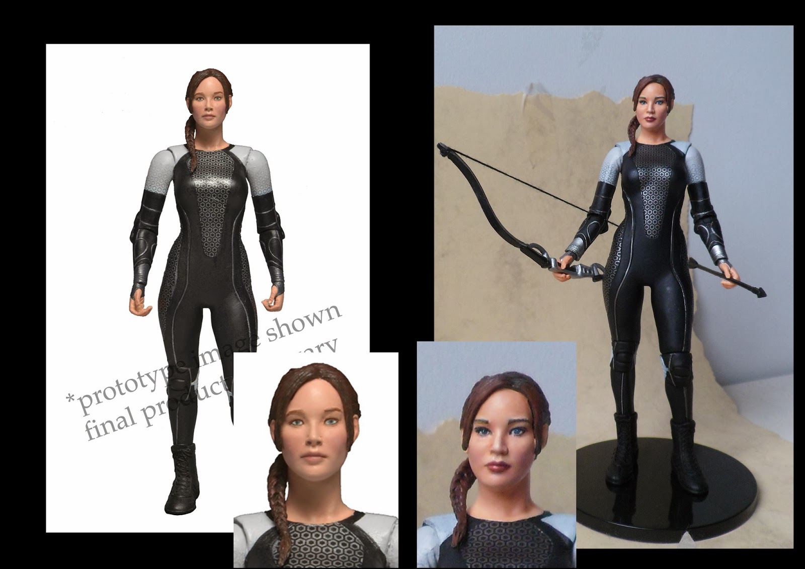Estudio kalíope Katniss Everdeen (Neca Repaint)