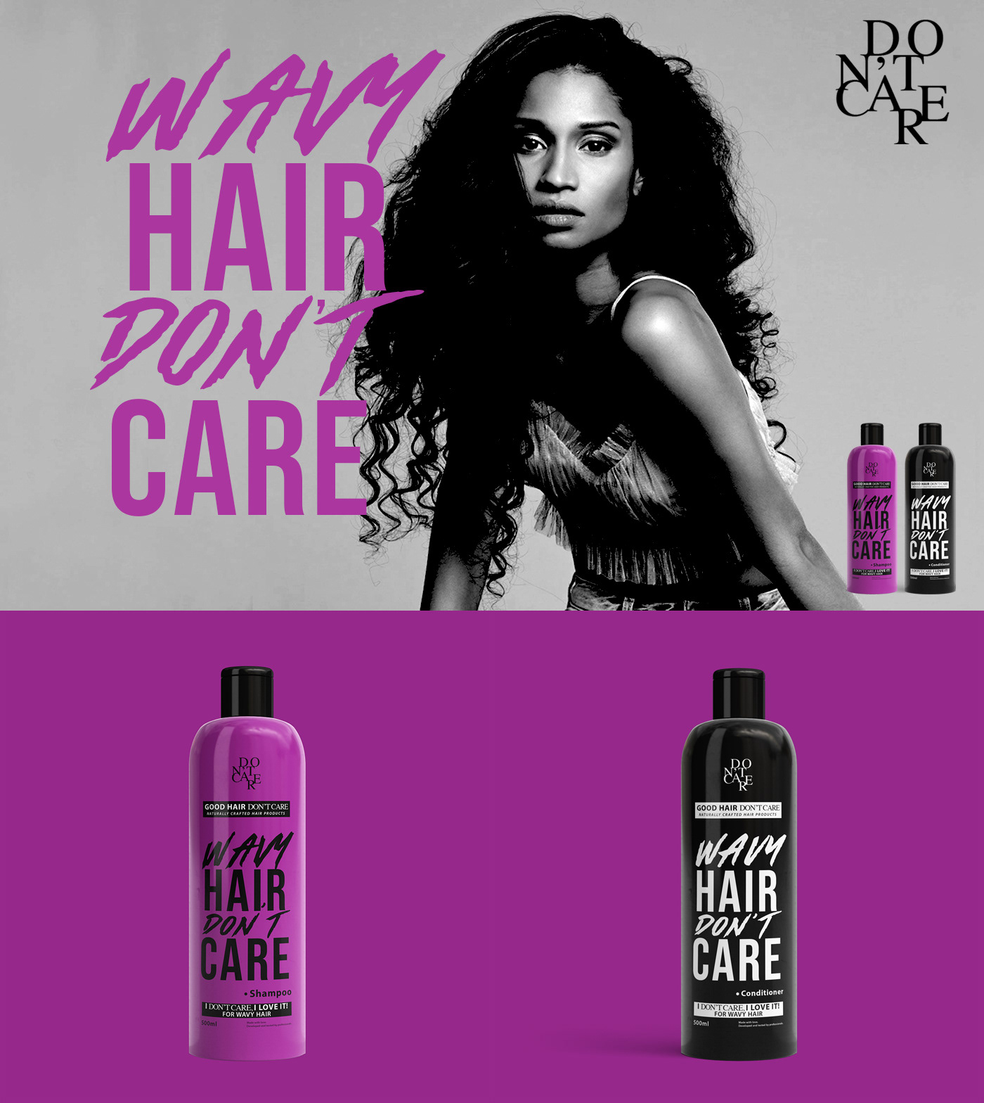Good Hair Don T Care On Packaging Of The World Creative Package