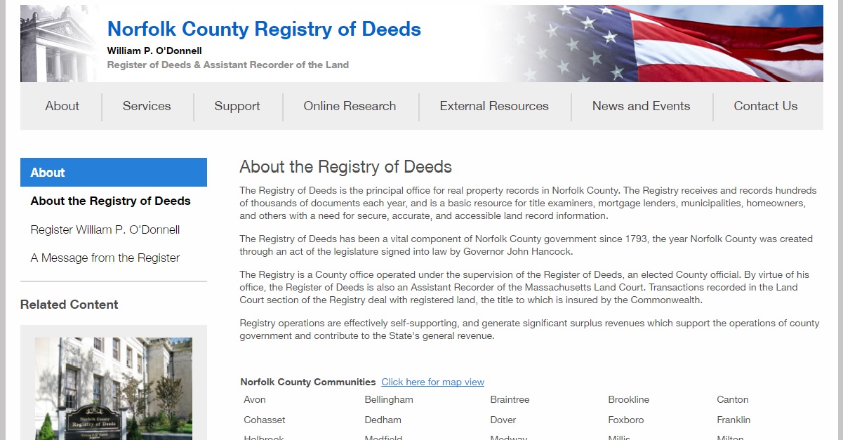 Franklin Matters Norfolk County Registry of Deeds Computer Seminar