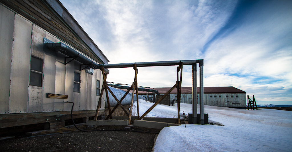 Deserted Places Inside an abandoned military bunker in Greenland