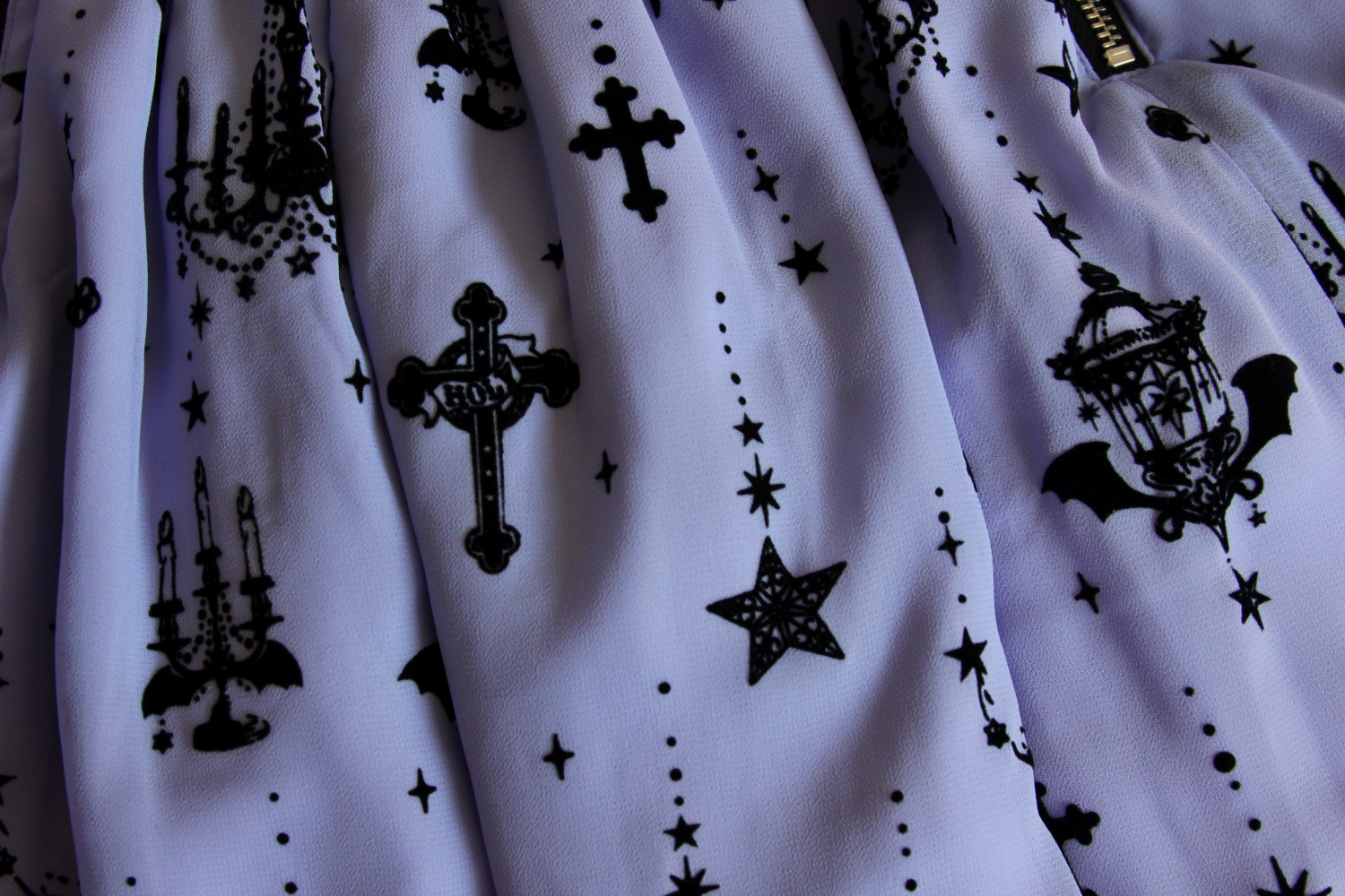 [Anza]: *Angelic Pretty* Lavender Holy Lantern skirt ~ [HD photos]