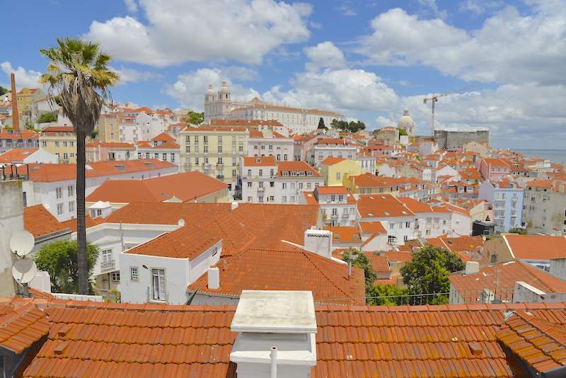 Alfama Lizbona Portas dol Sol
