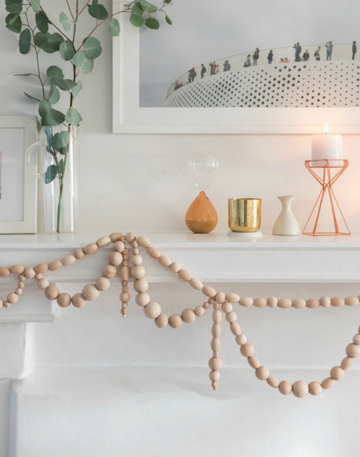 6 diy de diseño escandinavo con bolas de madera
