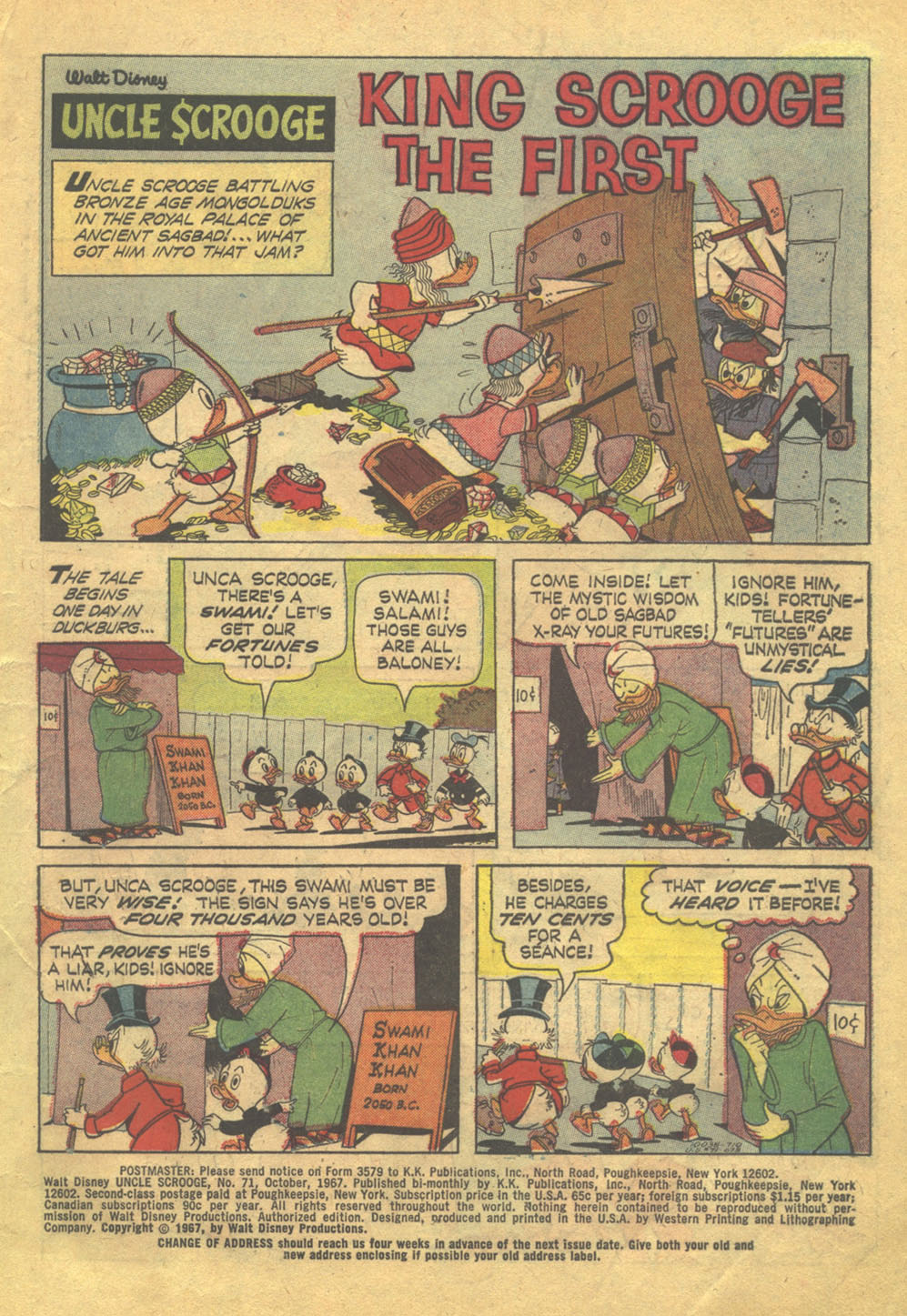 Read online Uncle Scrooge (1953) comic -  Issue #71 - 3