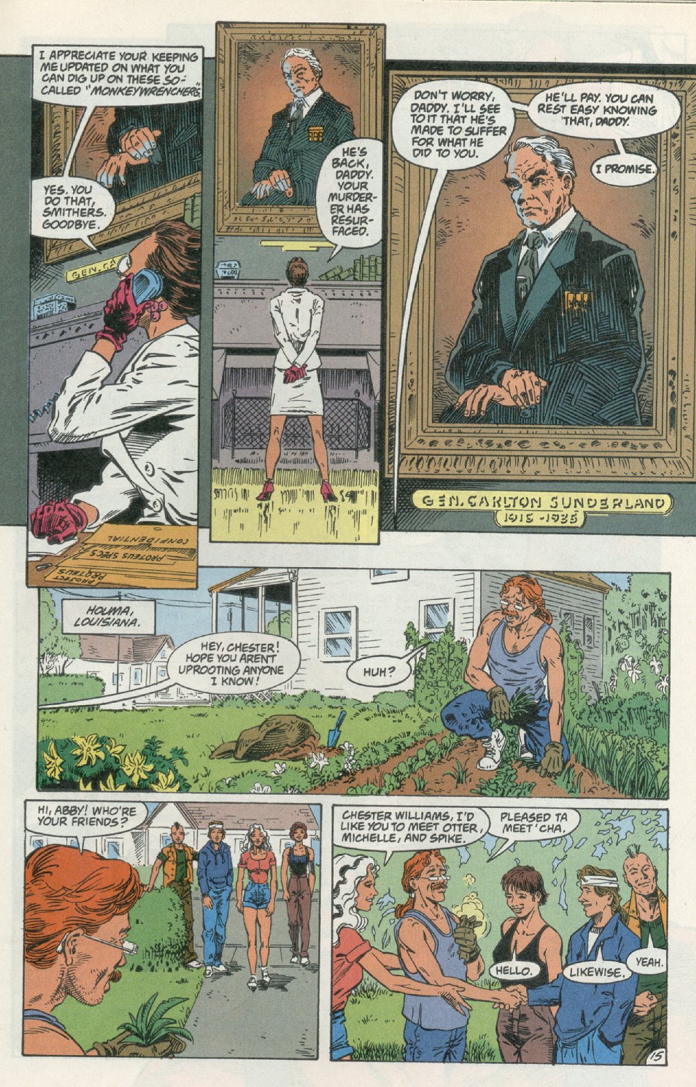 Swamp Thing (1982) Issue #121 #129 - English 16