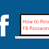 Reset My Password for Facebook