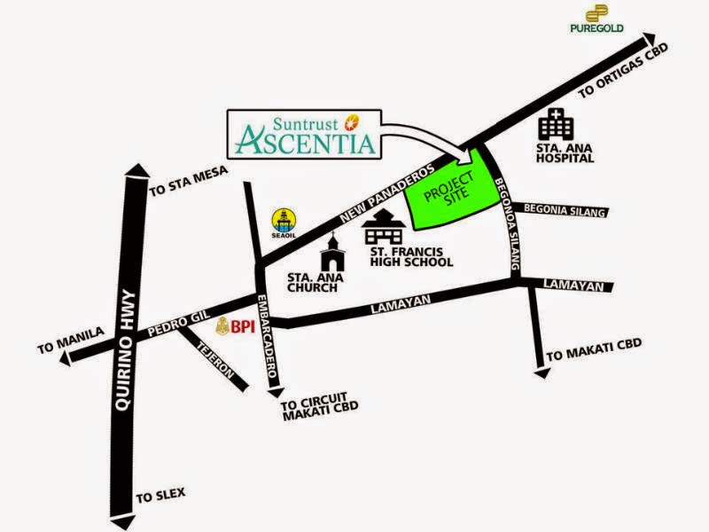 Ascentia Condominiums Site Map Area