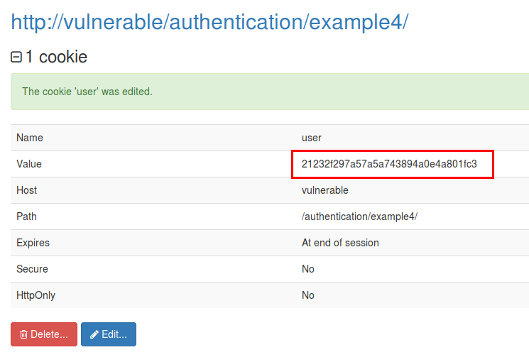 [Pentesterlab writeup]  For Pentester II Authentication