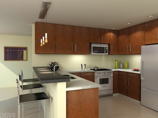  Gambar Desain Dapur Lurus Minimalis Rumah XY