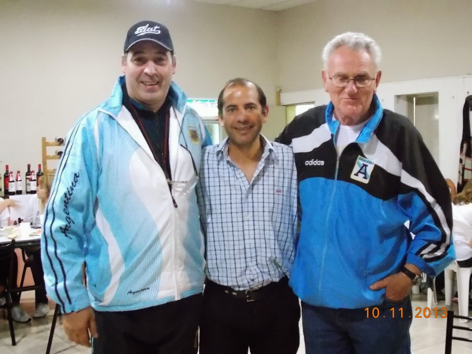 GABRIEL GALAN CON ANTONIO SILIO Y OSCAR ALESSANDRIA