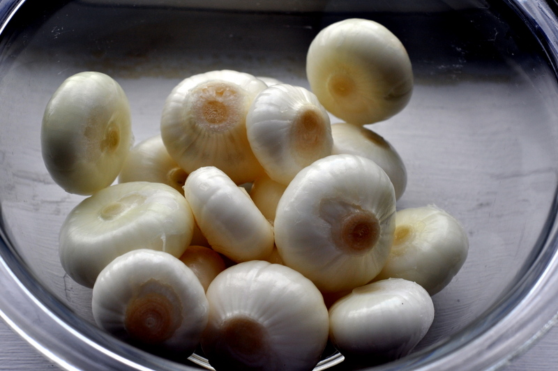Bowl of Cipollini Onions - Photo by Michelle Judd of Taste As You Go