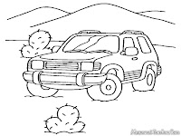 Gambar Mobil Jeep Digurun Pasir