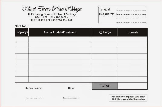 Contoh Invoice Katering - Contoh 193