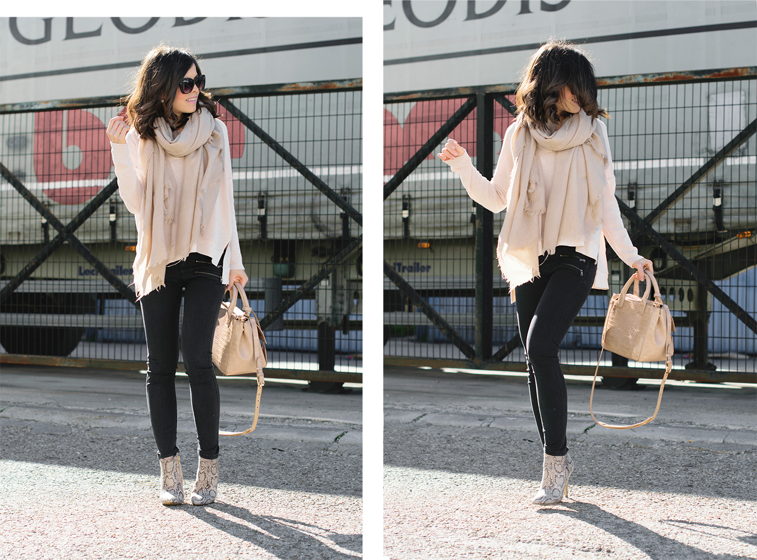 Ponteunostacones con look de Zara en tonos nude