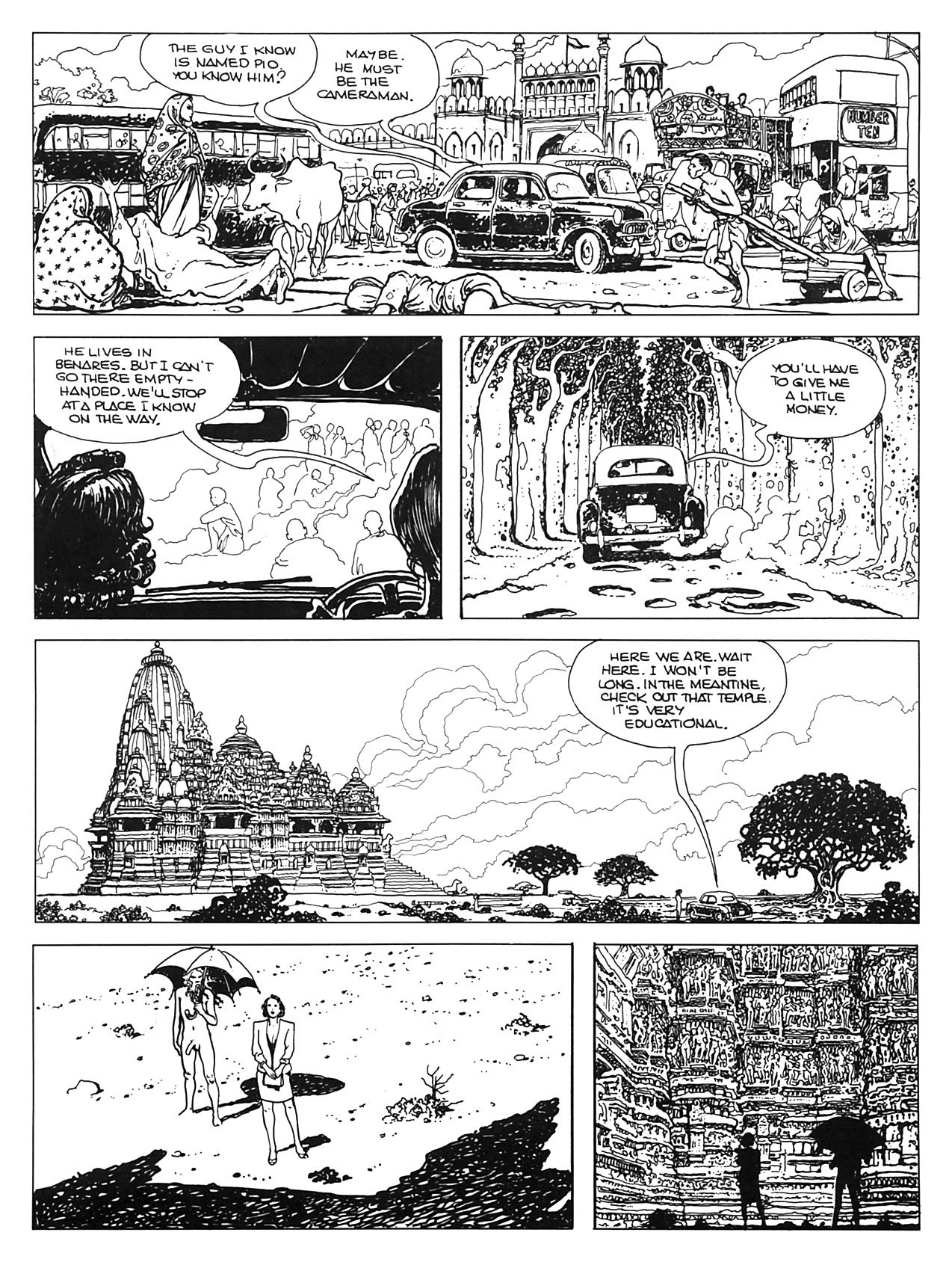 Read online Perchance to dream - The Indian adventures of Giuseppe Bergman comic -  Issue # TPB - 96