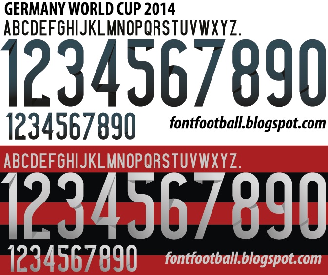 adidas world cup 2014 font vector