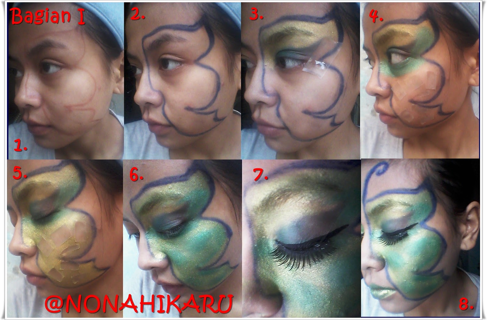 TUTORIAL BUTTERFLY MAKE UP Beauty Travelling