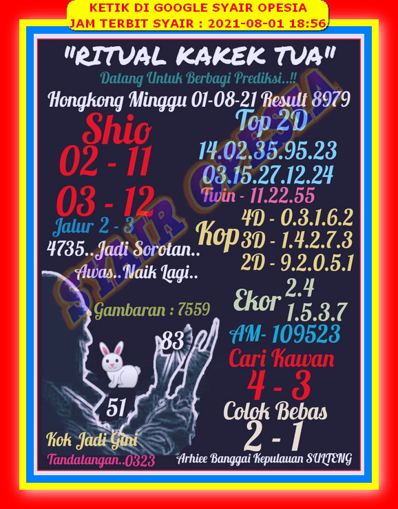 Syair Togel Hk 1 Agustus 2021 Forum Syair Asiktoto