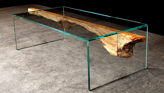 unique glass table design