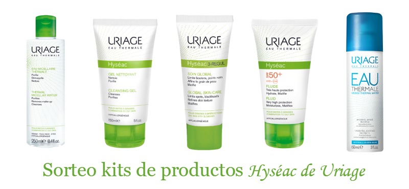 Sorteo kits de productos Hyséac de Uriage (Cerrado)