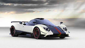 10. Pagani Zonda Cinque Roadster: 349km/h (217 mph), 0 to 100km/h (0-60mph) in 3.4 sec
