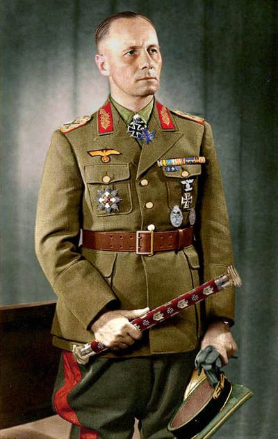 Erwin Rommel: The Desert Fox, commander of German forces in North Africa respected by his enemies