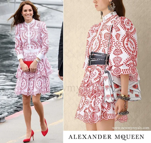 Kate Middleton wore Alexander McQueen Dress - Resort 2017