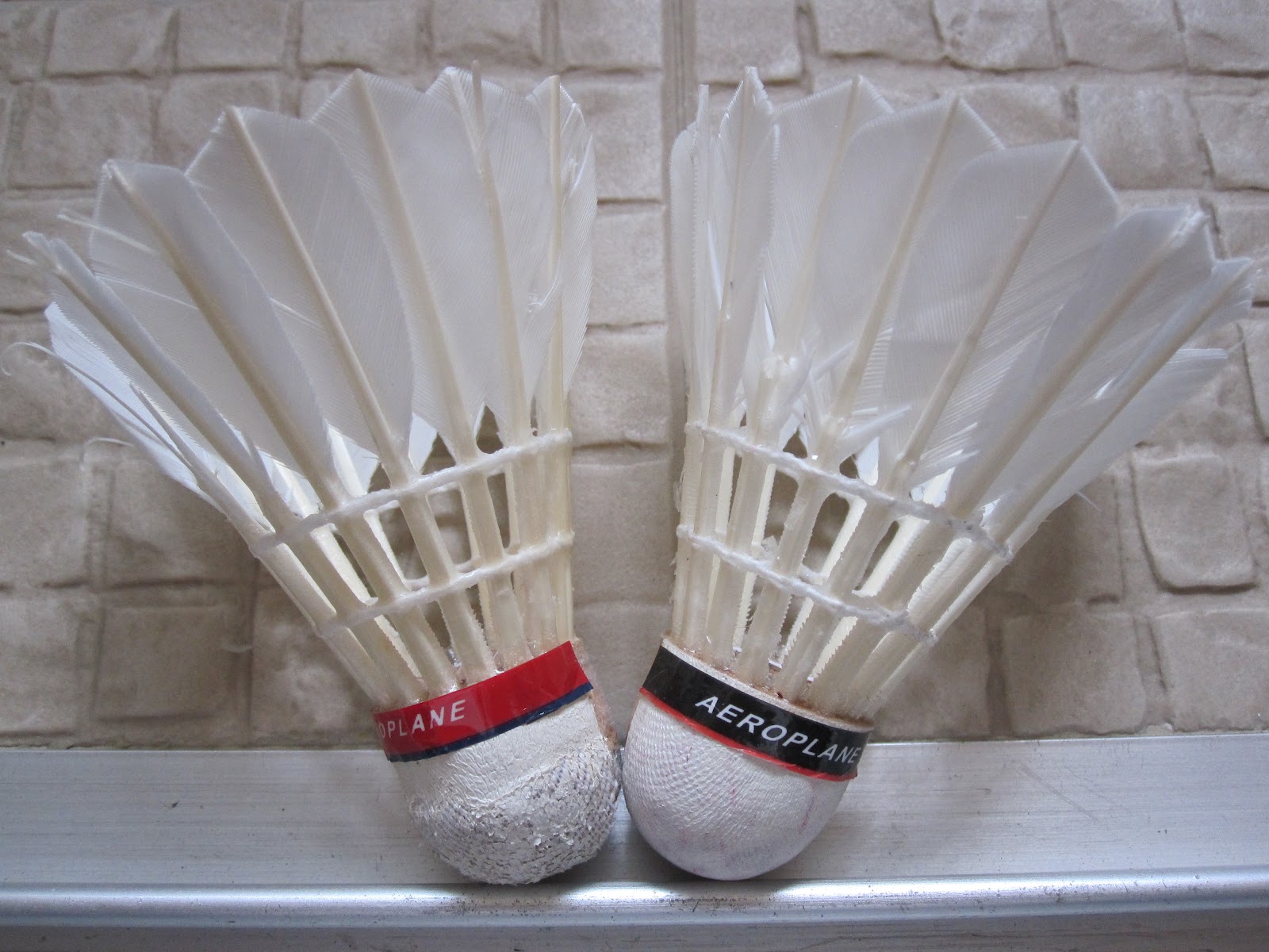 Shuttlecocks for Badminton Aeroplane Black and Red Label EG1130