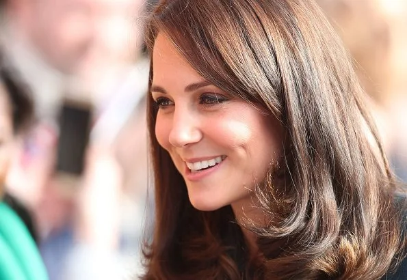 Kate Middleton wore Seraphine Phaedra Woven Maternity Dress