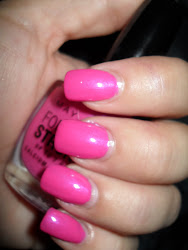 bubble nails gum tickle pink polish purple bright neon