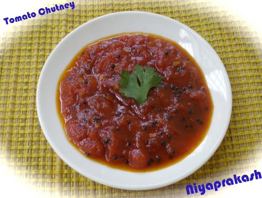 Niya's World Tomato Chutney (with jaggery)