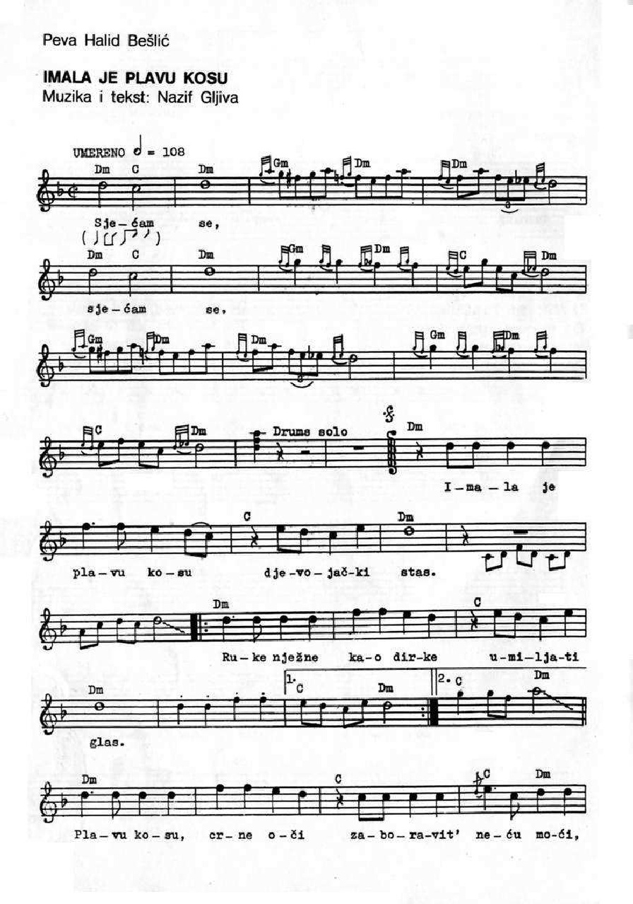 Korisno je znati Halid Bešlić Akordi i note